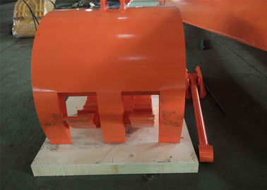 Hitachi ZX250 Demolition Grapple For Excavator Quick Hitch Joint 1070 Kg Self Weight