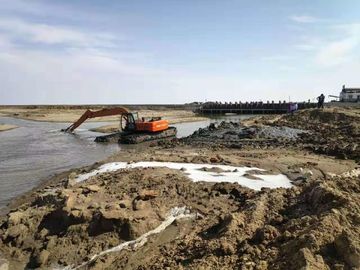 High Strength Amphibious Equipment 7.7m Length For Tata Hitachi EX200 Excavator